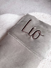Afbeelding in Gallery-weergave laden, Deken Wieg 75x100cm Basic Knit OLIVE GREEN FLEECE