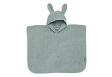Afbeelding in Gallery-weergave laden, Badponcho met naam- STONE GREEN