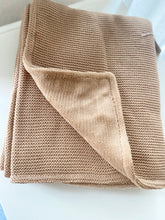 Afbeelding in Gallery-weergave laden, Deken Wieg 75x100cm Basic Knit BISCUIT FLEECE
