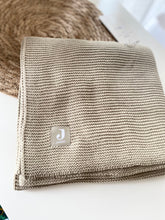 Afbeelding in Gallery-weergave laden, Deken 75x100cm basic knit OLIVE GREEN
