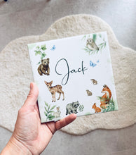 Afbeelding in Gallery-weergave laden, Tegel met foto of geboorte kaartje
