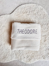 Afbeelding in Gallery-weergave laden, Deken 75x100cm basic Knit IVORY FLEECE
