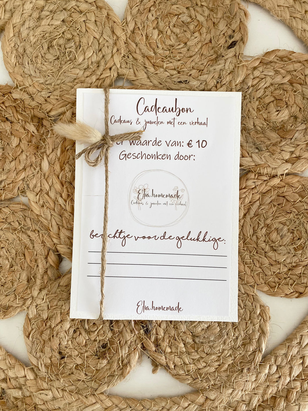 Cadeaubon 20 euro