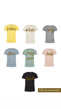 Afbeelding in Gallery-weergave laden, T-shirt in verschillende kleuren VROUWEN
