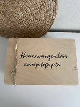 Afbeelding in Gallery-weergave laden, Herinneringendoos hout SMALL
